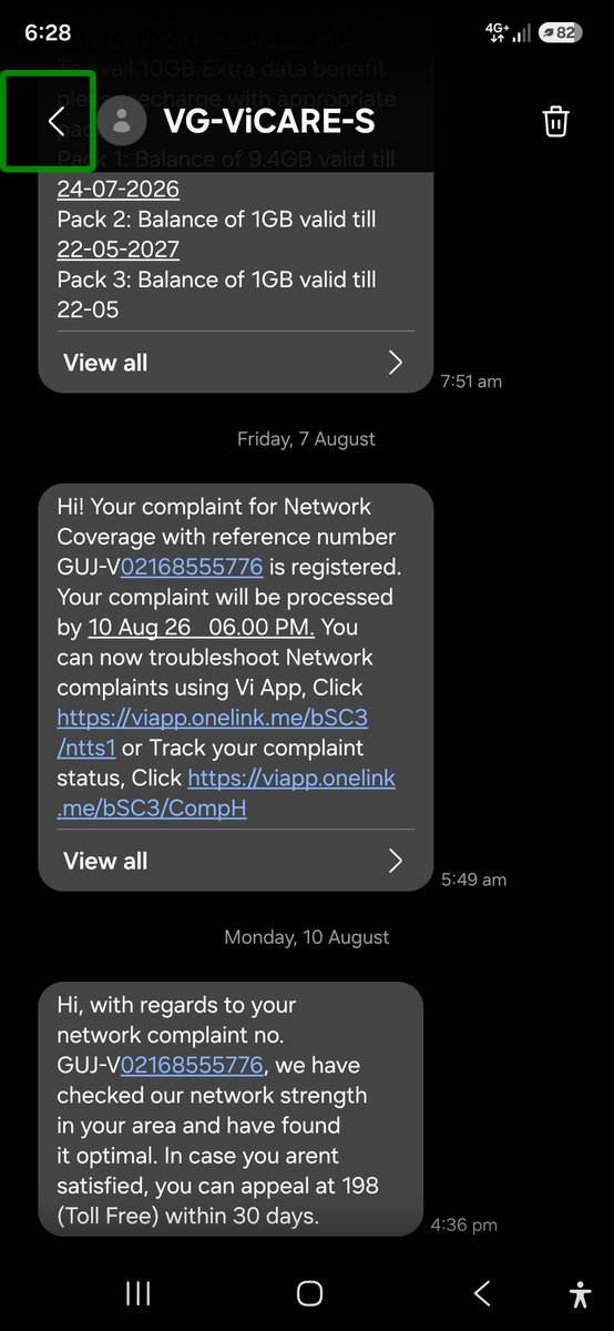 SVASvaroop's tweet photo. The Resolution provided regarding network complaints is completely incorrect because no network team has come to the ground to conduct checks, 
@ViCustomerCare check again and solve network related problem in my village Paldi rathod 382810
#Network #VI @Guj_LSA_DoT_MoC https://t.co/ZPPxGqneqR