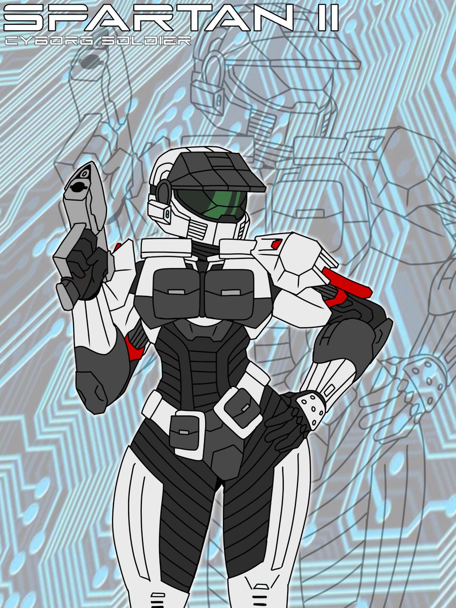 vantablk99's tweet photo. FINALLY some finished Spartan art 

#halo #halospotlight #scifi #oc https://t.co/eQykCrwQs8