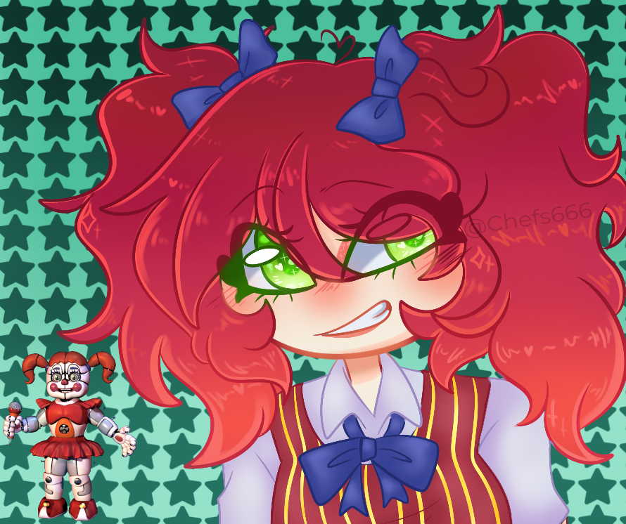 Chefs666's tweet photo. Con ustedes... *Redoble de tambores*

✨CIRCUS ABIGAIL (Abby para los amigos)🗣️‼️

Espero les guste mi diseñito de ella<3

#FNAFHS #fhs #Abby https://t.co/z6yXbHulYi