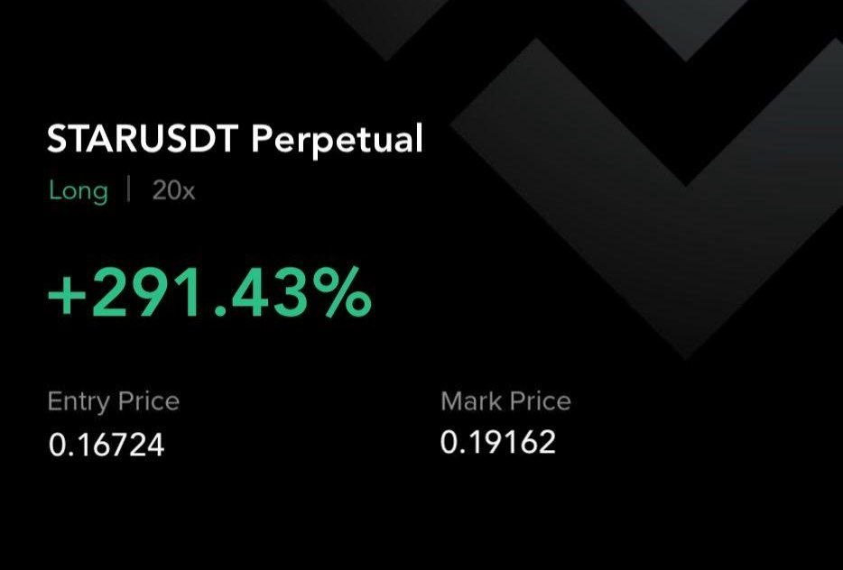 0xPella's tweet photo. #STAR/USDT 💥💥

Profit: +291.43%🤑 https://t.co/tJkjkGxK8q