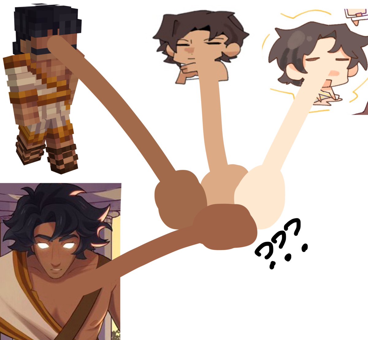 endvampie's tweet photo. canon character vs this artist btw. AND they’re decentky popular in the community with all their follows and likes. genuinely how could anyone support this bs?? https://t.co/VjoEive7qQ
