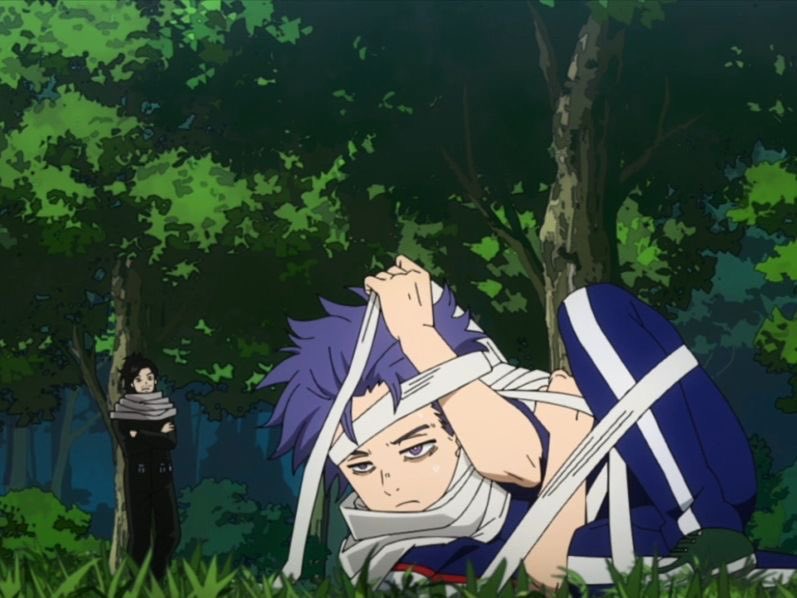 crystalshinso's tweet photo. aizawa just watching him struggle in the back 😭 #mhatwt #shinso #aizawa https://t.co/RzzDJQPfAx