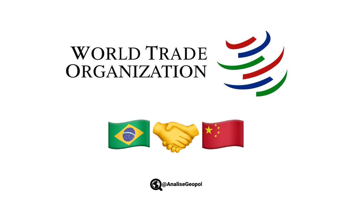 AnaliseGeopol's tweet photo. 🇧🇷🇨🇳 A China oficializou seu apoio à denúncia brasileira na Organização Mundial do Comércio contra o tarifaço de Trump. O Brasil recorreu à OMC após os EUA imporem tarifas às exportações brasileiras sob a alegação de que o país comercializa produtos feitos com trabalho escravo. https://t.co/2kkNoETa5c