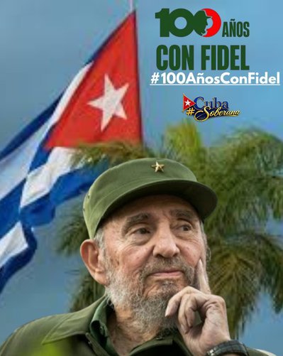 JHGcasanova's tweet photo. #100AñosConFidel: “Cuando hay patriotismo, cuando hay conciencia, cuando hay ideas, cuando hay unión, cuando hay una doctrina (...) , cuando hay un partido, cuando hay una dirección y cuando se lucha, no puede haber derrota”. #100AñosConFidel https://t.co/QC4DatmmFN