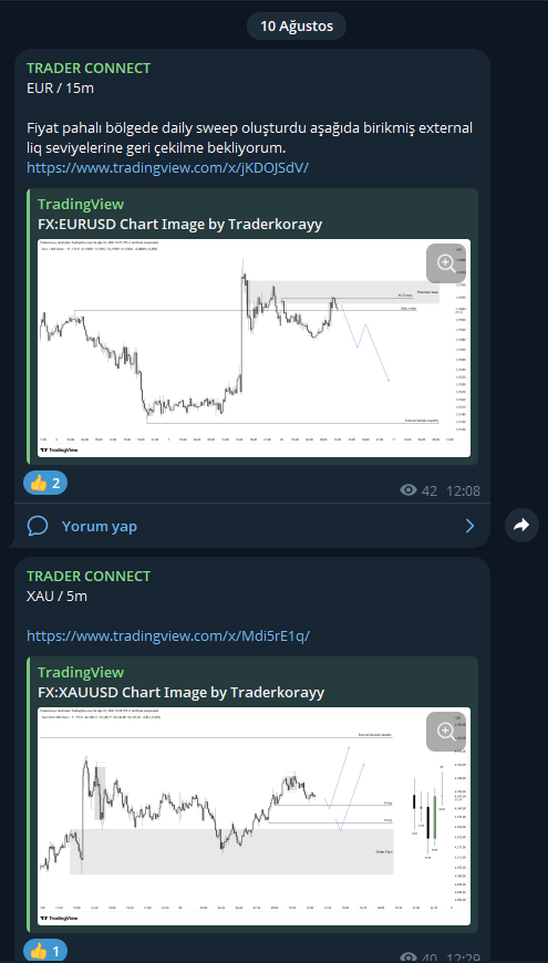Traderkoray's tweet photo. Bugün telegramda #eur ve #xau analizlerini bias olarak paylaştım iki pair da güzel işlem fırsatları yakaladık. 

Gün içerisinde bias önerileri ve işlem fırsatlarını vakit buldukça paylaşıyorum beklerim herkesi. 👀

🔗 Telegram Link: https://t.co/AXSXLGzSMg https://t.co/0aEYNZKayz