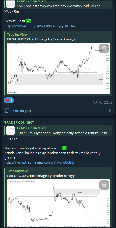 Traderkoray's tweet photo. Bugün telegramda #eur ve #xau analizlerini bias olarak paylaştım iki pair da güzel işlem fırsatları yakaladık. 

Gün içerisinde bias önerileri ve işlem fırsatlarını vakit buldukça paylaşıyorum beklerim herkesi. 👀

🔗 Telegram Link: https://t.co/AXSXLGzSMg https://t.co/0aEYNZKayz