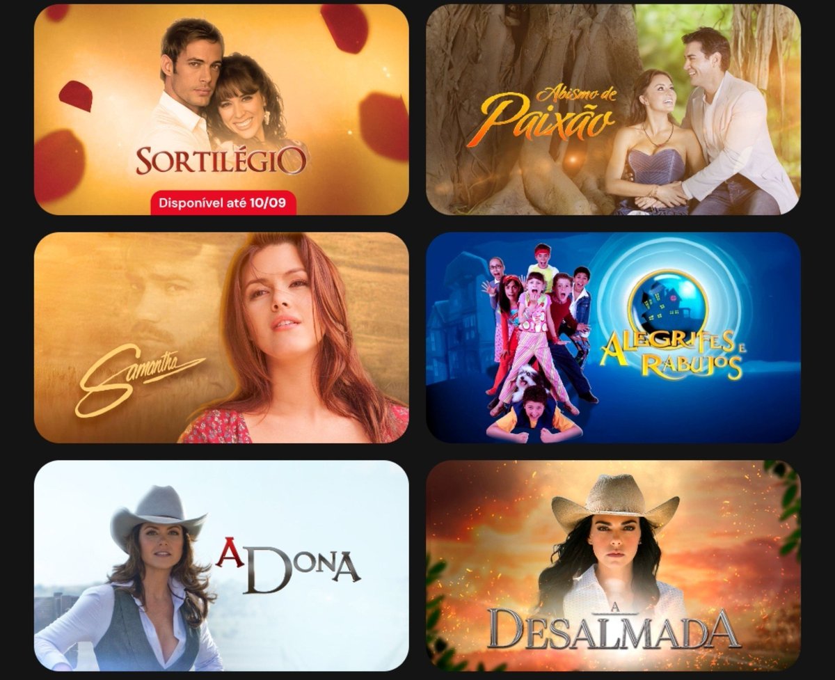 dramaacult's tweet photo. #ADona e #AbismoDePaixão devem ser às próximas reprises no SBT, eles querem se livrar delas do catálogo do +SBT, assim como vão se livrar de #Sortilégio e #ADesalmada https://t.co/vA137nHAOi