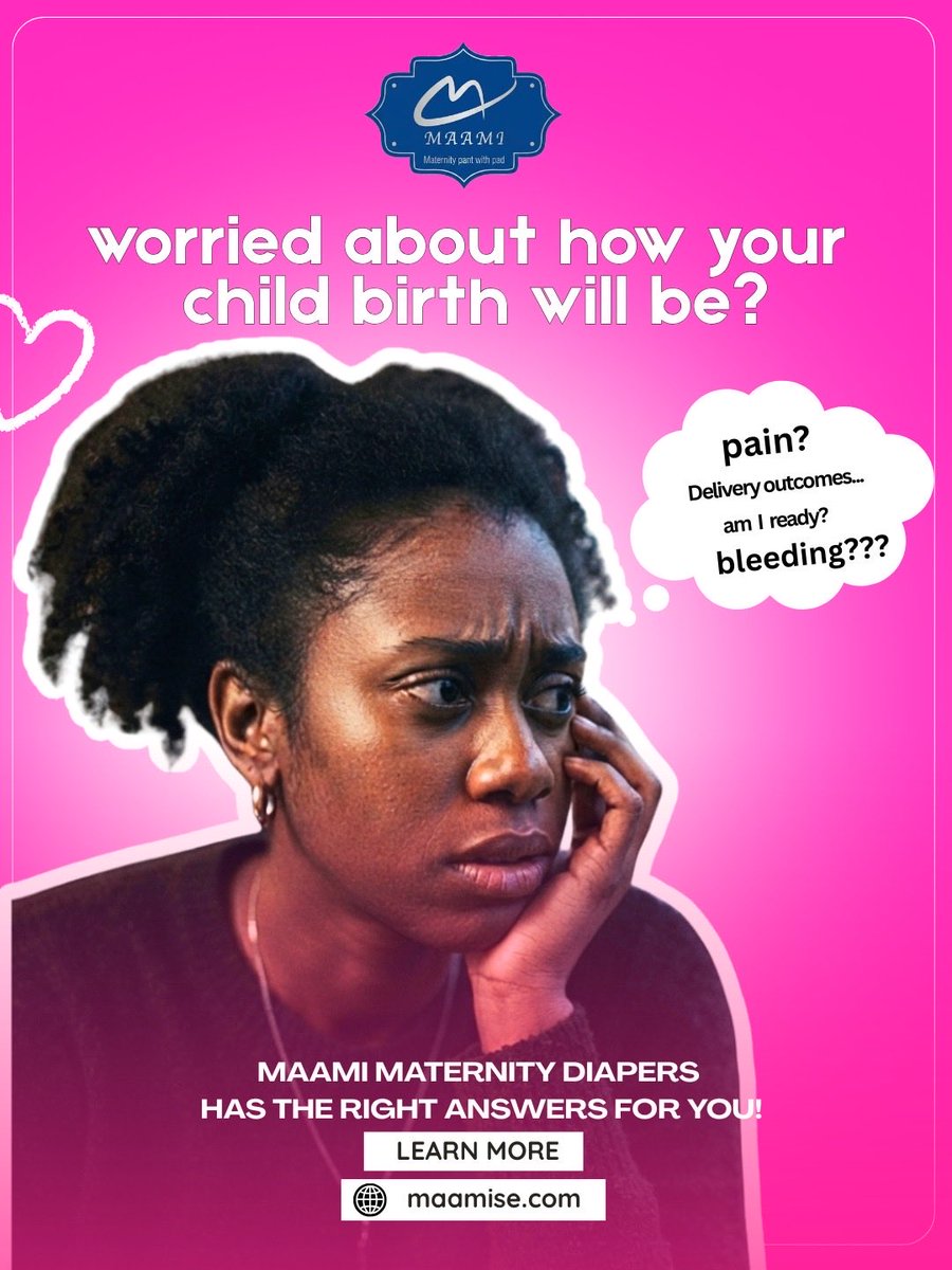MaamiDiapers's tweet photo. Your body is preparing for one of life’s biggest moments. 🤰🏾✨
You deserve comfort, care, and confidence as you step into motherhood.
Maami is here for the journey

#maamicaresformama #postpartumjourney #maternity #fyp #maternitypads https://t.co/H8IjcTu7xv