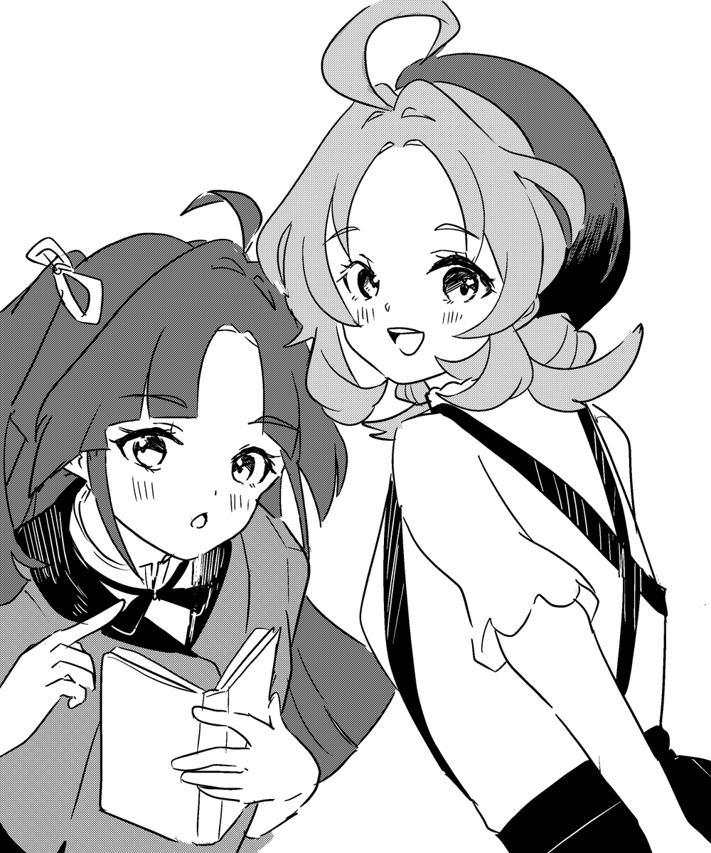 3ano3_'s tweet photo. 絵柄を寄せるという概念を捨てて描いたあんなとみくる https://t.co/jZzeEGq6nb