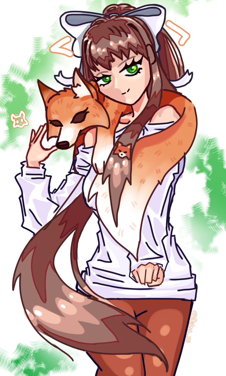 Dilss_15's tweet photo. WE all agree that's her spirit animal
#Monika #DDLC #art https://t.co/HqE7GdPKmz