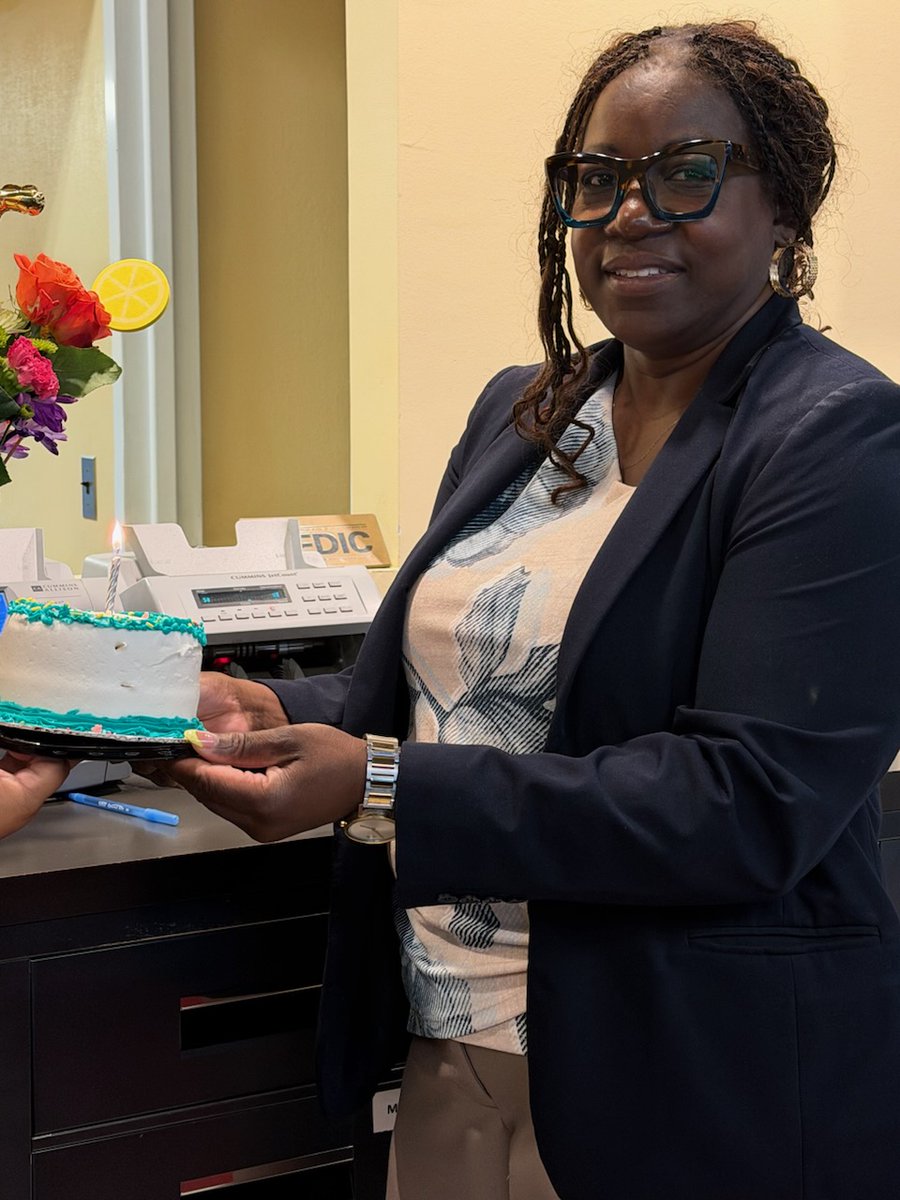 WayneBank1871's tweet photo. Celebrating the people who make our team so special! The Stroud Mall office gathered to celebrate Barbara Medwynter's birthday and share in the fun. Join us in wishing Barbara a very Happy Birthday! 💙🎂 https://t.co/WpuRbmZewv
