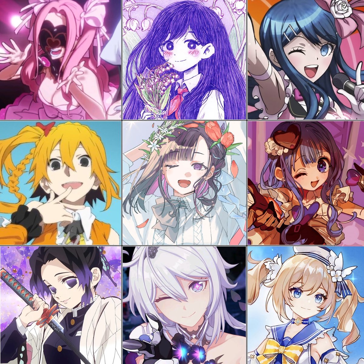 thelifeandeath's tweet photo. . ݁⋆ ۶ৎ ݁˖ . ݁ Kashiki Yuno variants https://t.co/e4gvJ1cPZy