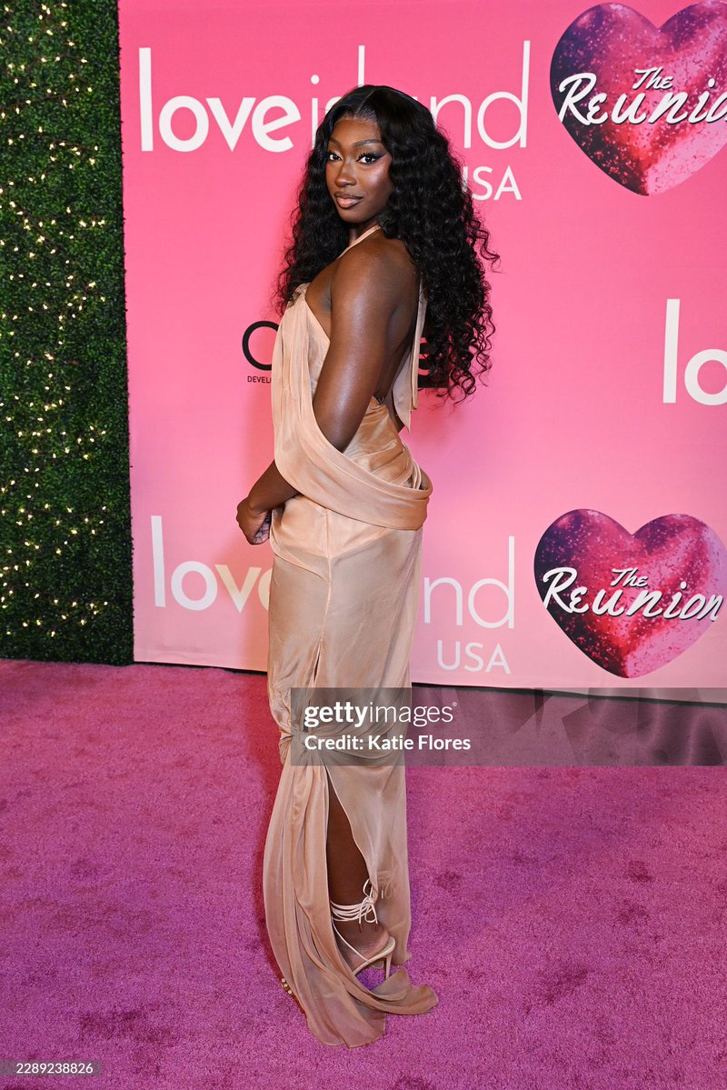 PopSpectator's tweet photo. Trinity Tatum, Melanie Moreno, Aniya Harvey, and Kayda Bosse look phenomenal at the 'Love Island USA' Season 8 reunion event. https://t.co/07UeXmzPdK