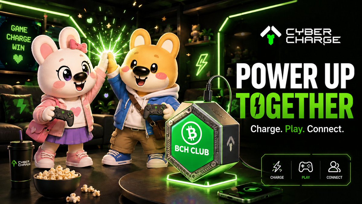 BCHClubGlobal's tweet photo. 🎉 BCH CLUB × Cybercharge Strategic Partnership

⚡ BCH CLUB co-branded Web3 + AI + DePIN behavioral mining charging dock is coming soon!

🔋 Smart Charging
🤖 AI Doggy
🌐 Web3 Incentives
💰 Behavioral Contribution Incentives
⛓️ DePIN Network

👍This is not just a smart charging device, but a new ecosystem entry point for BCH connecting real-world hardware, AI smart services, and the Web3 digital economy. Users participate in the DePIN network through real charging, usage, and device contributions, generating verifiable digital value from real-world devices, data, and user behavior, and receiving corresponding ecosystem incentives.

🔥BCH CLUB and Cybercharge have officially entered into a strategic partnership. The two companies will jointly explore the innovative integration of Web3 × AI × DePIN, further propelling BCH from a digital asset ecosystem to real-world applications, and exploring new models of deep integration between new energy, smart hardware, AI, and Web3.

@CyberChargeWeb3
#BCH #BCC #DAO #AI #Web3