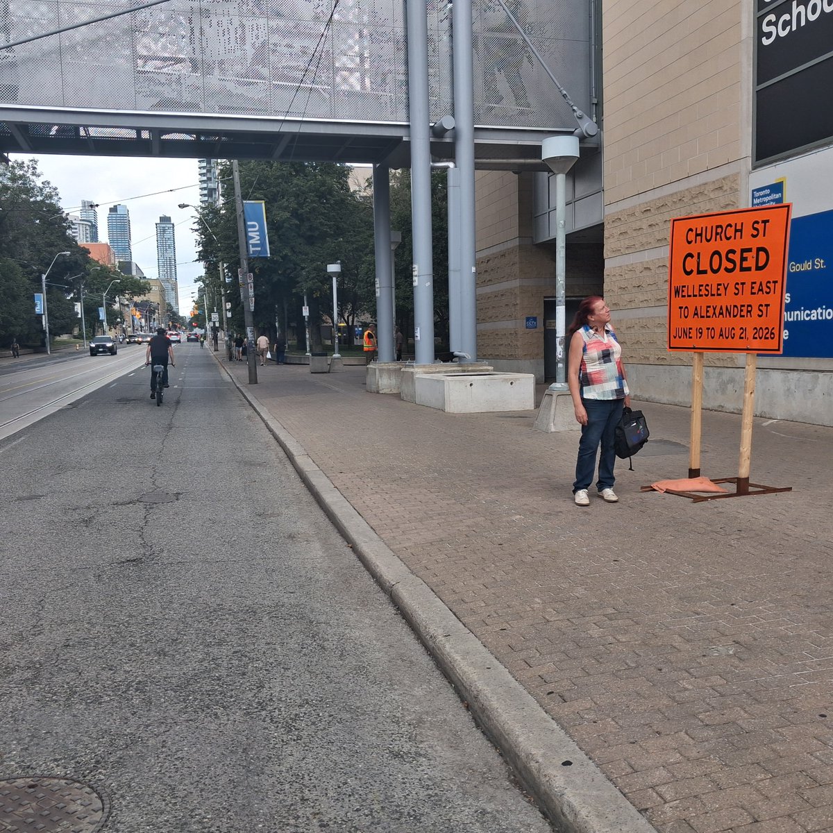 nicki_ward's tweet photo. Is it just me, or is this sign in the wrong place?
Misplaced city signage can hurt local businesses and leave commuters and pedestrians navigating unnecessary detours
Ward 13 deserves clear, accurate project notice
https://t.co/Bdl6vpyQ5e
#Ward13 #TorCen #Tovotes26 #Topoli https://t.co/ZlBUB2Wm0Y