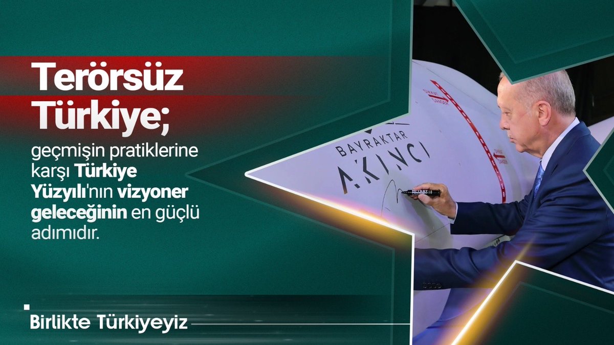 mcaglayan9's tweet photo. Terörsüz Türkiye; güçlü devletimizin, huzurlu milletimizin ve Türkiye Yüzyılı hedeflerimizin en önemli adımlarından biridir.

Cumhurbaşkanımız ve Genel Başkanımız Sayın Recep Tayyip Erdoğan’ın güçlü liderliğinde; birlik ve bütünlüğünü daha da güçlendiren bir anlayışla geleceğe emin adımlarla yürüyoruz.

Birliğimizden, kardeşliğimizden ve ortak geleceğimizden asla taviz vermeden; daha güçlü, daha huzurlu ve daha müreffeh bir Türkiye için kararlılıkla çalışmaya devam edeceğiz.

#BirlikteTürkiyeyiz 🇹🇷

@RTErdogan 
@Akparti 
@abuyukgumus 
@mchtylmz 
@selmanaltasordu