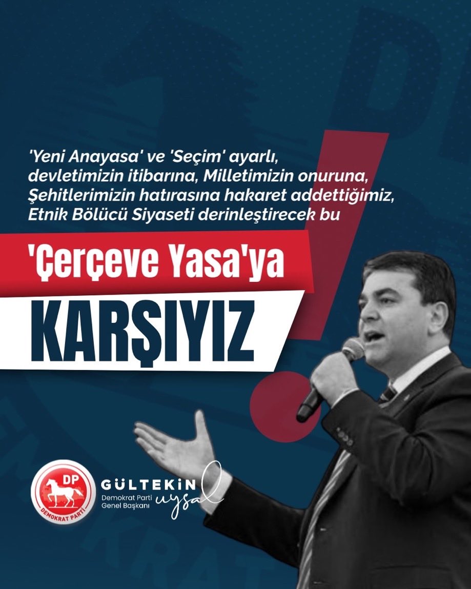 DpFarukANLAYIS's tweet photo. AKP’si, MHP’si, Yeni CHP’si, Eski CHP’si… 

Tarih, iktidarlarını sürdürme uğruna “Yeni Anayasa” ve “Seçim” hesaplarıyla bu sürece ortak olanları da, Türk Milleti ve Devleti’nin yanında duranları da unutmayacak; hepsini not edecektir.

#468Evet https://t.co/r3sBlqmZWI