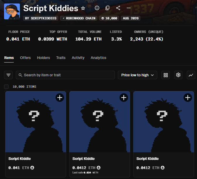 erequendi's tweet photo. WTF

What exactly happened @scriptkiddiesRH ?

One bot kept constantly sweeping anything above 0.1 ETH.

I've never seen anything like this before. https://t.co/OEWbWo3Zla