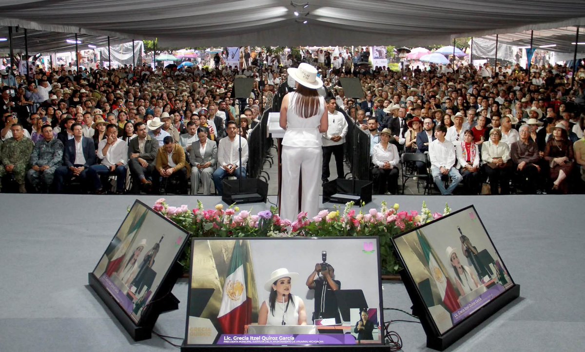 GreciaMich2027's tweet photo. SEGUNDO INFORME DEL GOBIERNO INDEPENDIENTE 2026

"Quiero agradecer a todas las personas que el día de ayer pudieron acompañarme a rendir este Segundo Informe, me dio mucho gusto poder saludarles y convivir con ustedes, el acercamiento con ustedes es lo que me sigue dando fuerzas para seguir adelante."

"Tal cual como lo dije ayer seguiremos siendo un Gobierno cercano a la gente, y que sepan ustedes que NO ESTÁN SOLOS, cuentan conmigo en todo lo que esté al alcance de mis posibilidades." GQ

Muchas gracias Uruapan los quiero mucho, que Dios los bendiga 🙏🤠