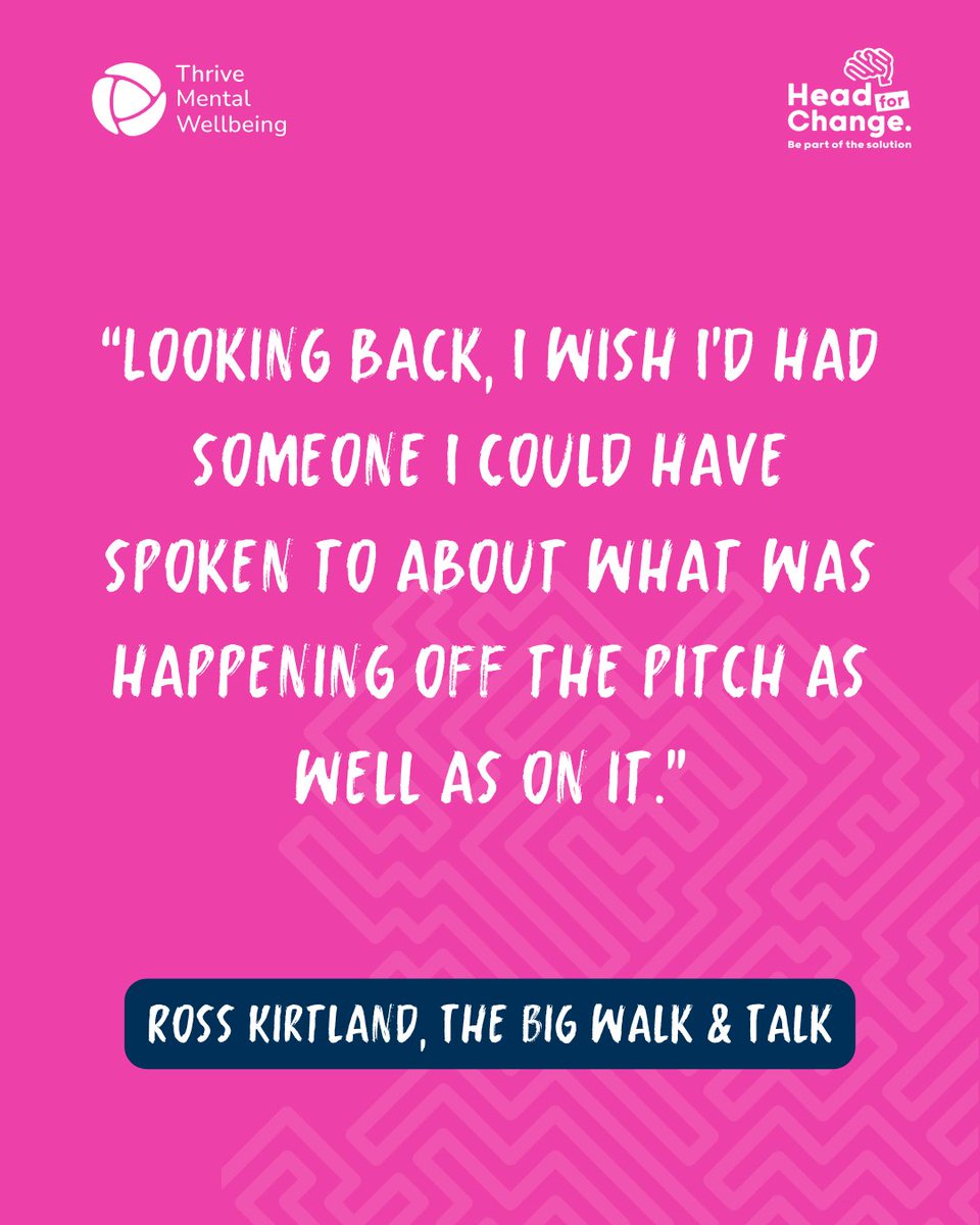Head4Change's tweet photo. We’ve partnered with @ThriveAppsUK to connect former players with confidential mental health support.

You don’t have to wait until things reach crisis point to talk to someone.

Email hello@headforchange.org.uk for free access to the Thrive app.

#BePartOfTheSolution https://t.co/w1TsVZsvlY
