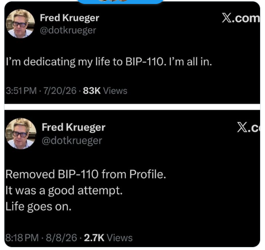 StackOrDieTryin's tweet photo. Bipcoiner will become Bitcoiners again. Life is too short... https://t.co/0ce7uSlBUI