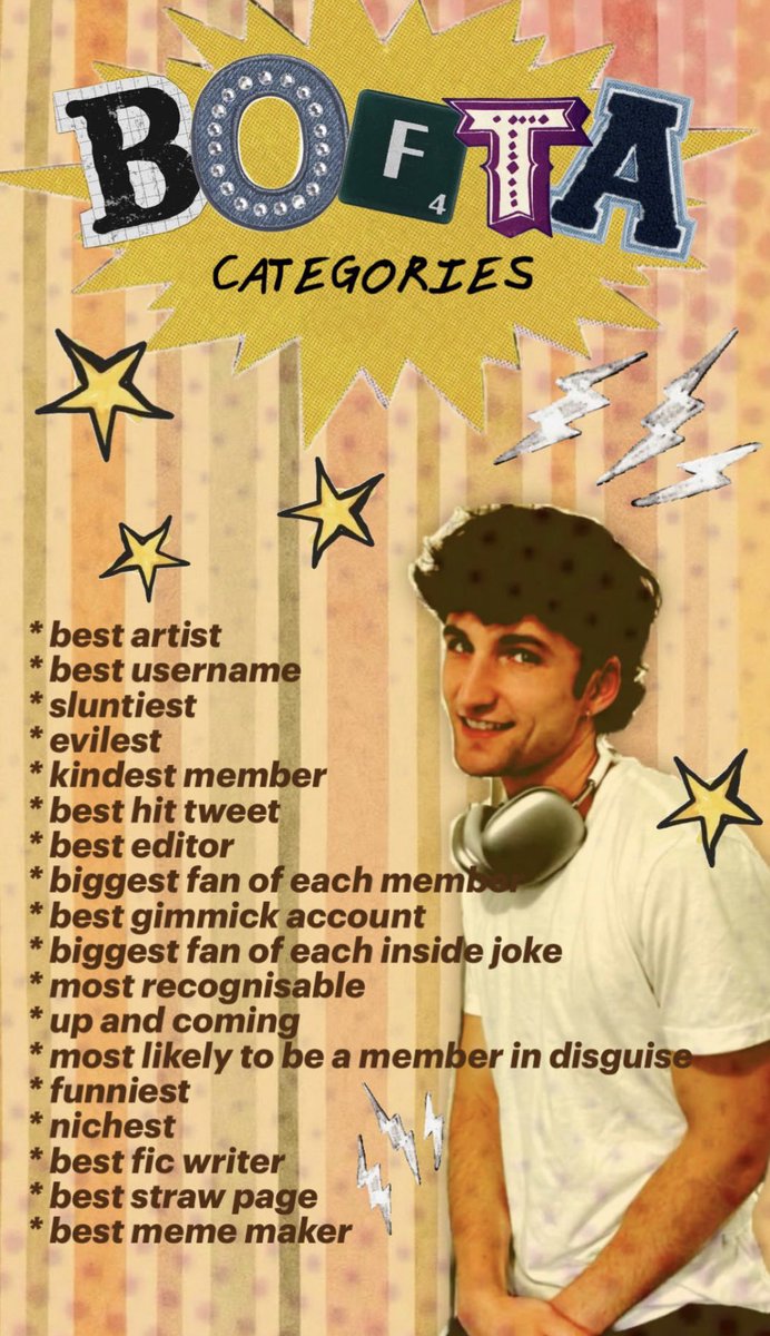 andimmia's tweet photo. drumroll please… the official BOFTA category list; all hand selected by me, @shinyduck3 and @bofcrave! these will be presented over the following week(s)! keep an eye out for the award you seek… ⭐️⭐️☺️ https://t.co/xT4sssJowN