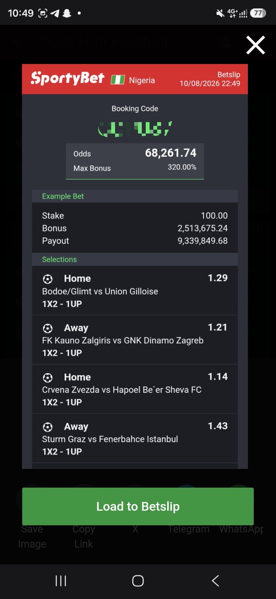 feranmi_flash1's tweet photo. 68k odds 🍀💯 unstoppable wakeupboom
👉https://t.co/ruuLegc9Qc https://t.co/63KIwZPP9P