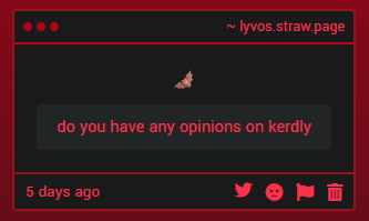 vamprocapnos's tweet photo. ngl i dont have much of an opinion on them but i think they're chill af. i like the genuine fluff people make of them. they can be cute sometimes https://t.co/hFlha6tUWC