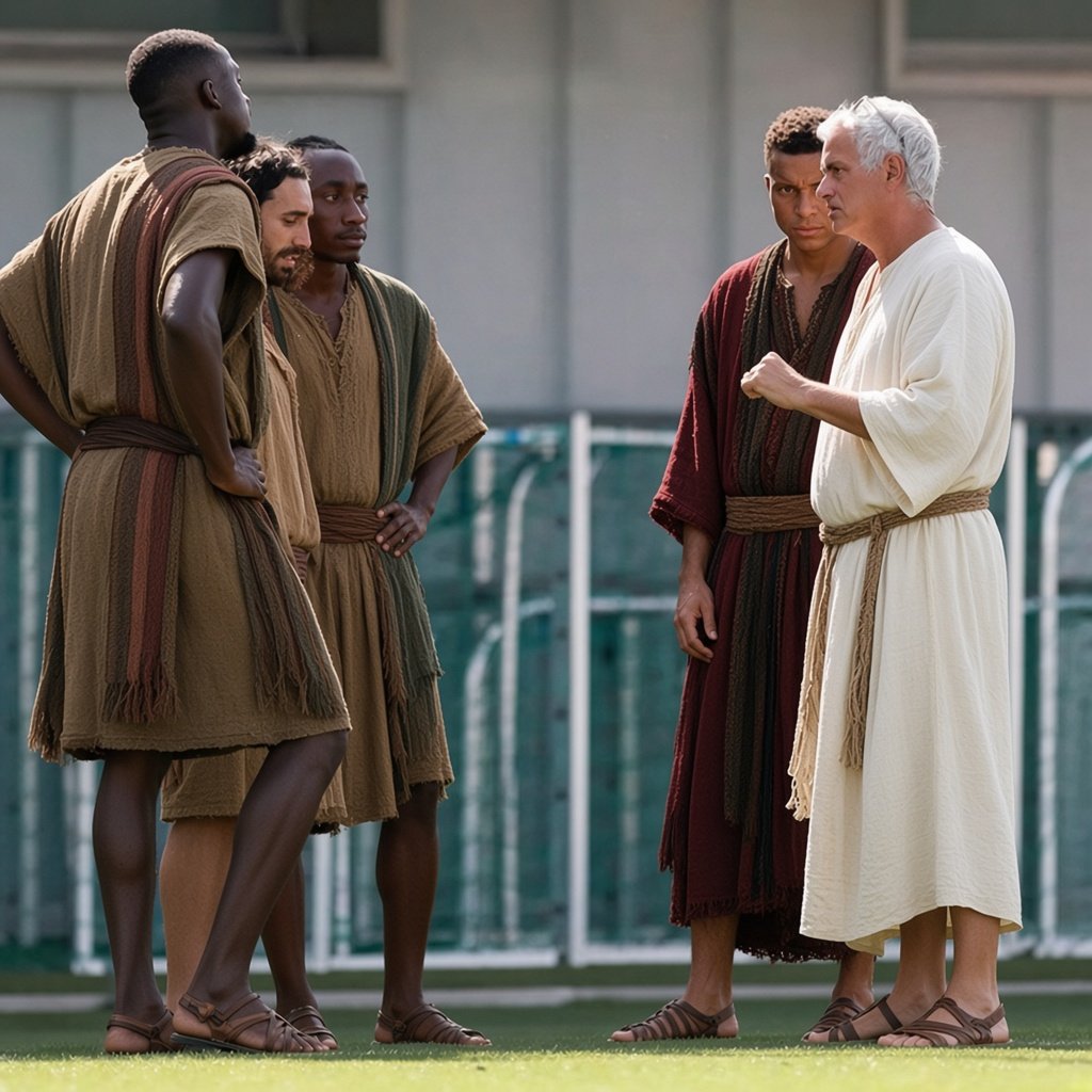 Kase139115's tweet photo. @TrollFootball Mourinho: one of you is going to get me sacked
Mbappe: is it me sir?

Mbappe left group https://t.co/W5KS917cc9