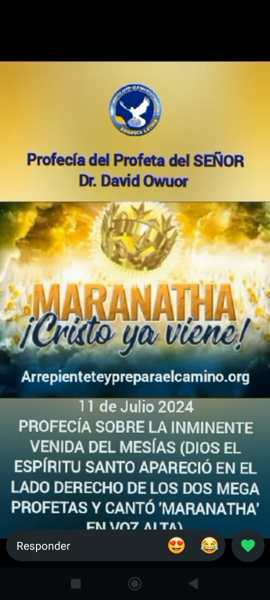 Lourdespol1961's tweet photo. @caicedojv7f Aleluyaaaaa Aleluyaaaaa VIENE IGLESIA... ÉL MESÍAS VIENE... ÉL REY 👑. Iglesia estás lista esperando por él Señor Jesús...#PrepareIndividually

ECUADOR 🇪🇨 https://t.co/y5AsMadb46