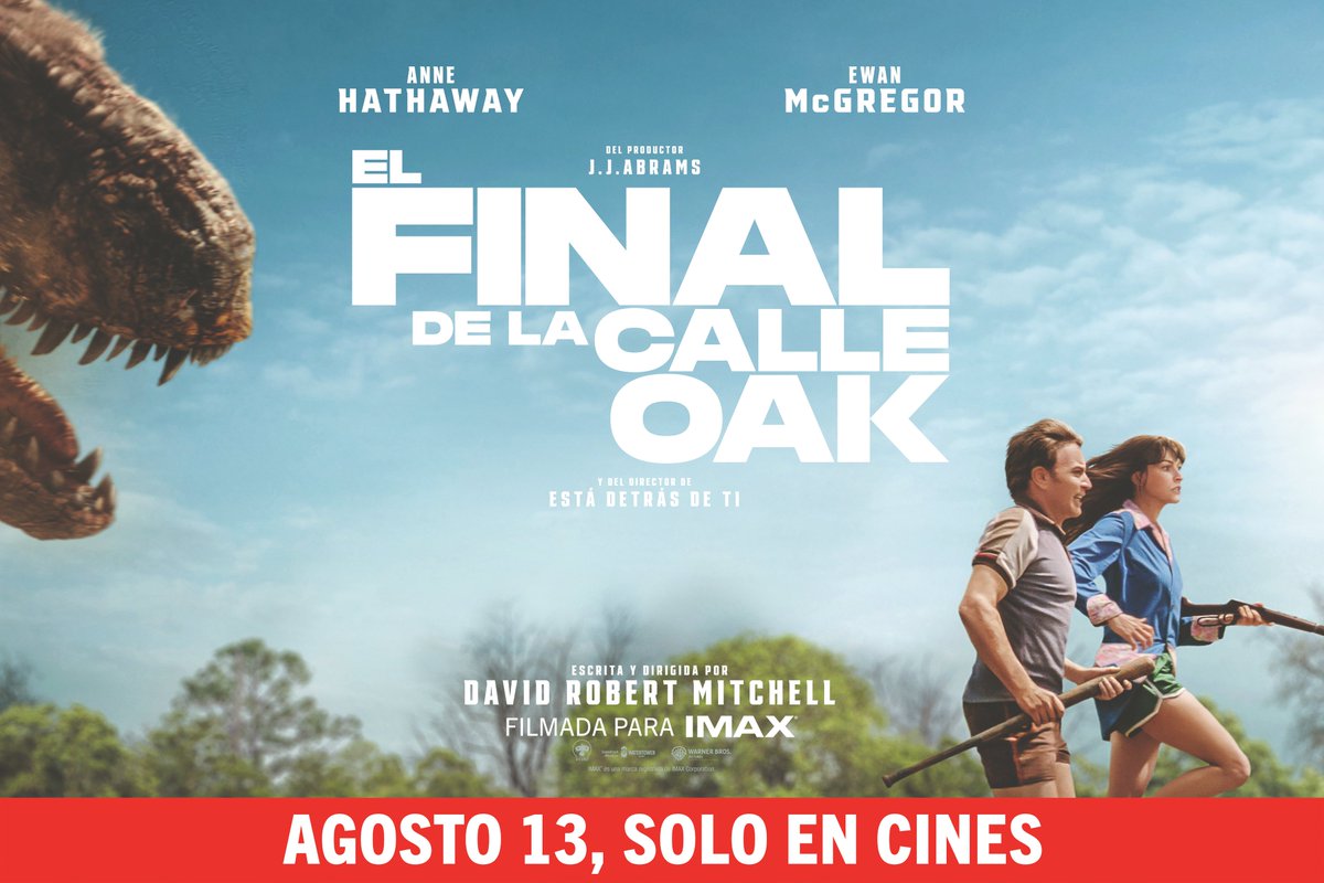 RamirezTijuana's tweet photo. Una casa. Una calle. Y un salto a lo desconocido que desafía las leyes de la física.

 #ElFinalDeLaCalleOak, con Anne Hathaway y Ewan McGregor.

La ciencia ficción del año llega a los cines este 13 de agosto. 🎬👁️https://t.co/ll7kb0GdE4 https://t.co/qnuEOZlnsb