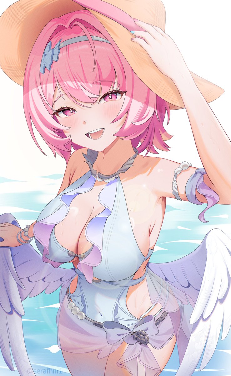 Serafhin1's tweet photo. Day at the beach with Remielle 🌊
#ZenlessZoneZero #ゼンゼロ #ZZZero https://t.co/prRiuJoCfS