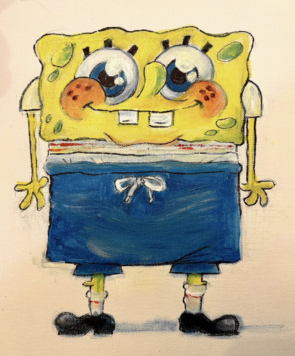 ticketytac's tweet photo. It has been legitimate years since I’ve painted on a canvas https://t.co/1tLlyi6fYI