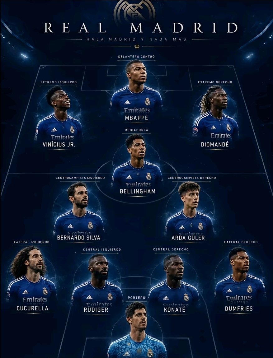 TibiSzabo4's tweet photo. 🚨 EL XI QUE NADIE QUIERE ENCONTRARSE EN CHAMPIONS
NI TAN MAL😜 https://t.co/QsukVKA5qq