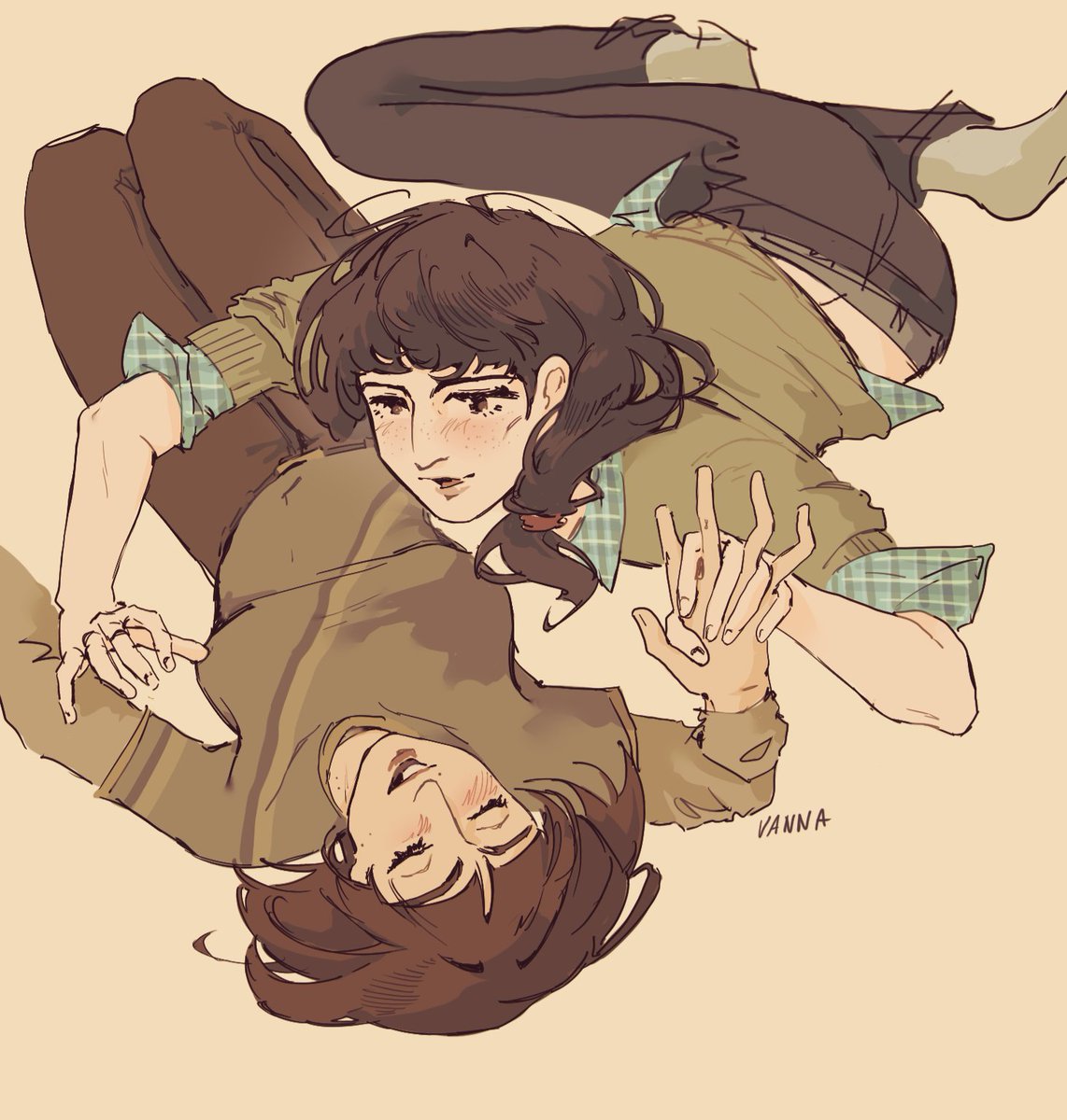 Vanna525599's tweet photo. they are smiling out of pure joy and happiness
#lesbyler #byler https://t.co/AL8C6kLrZX