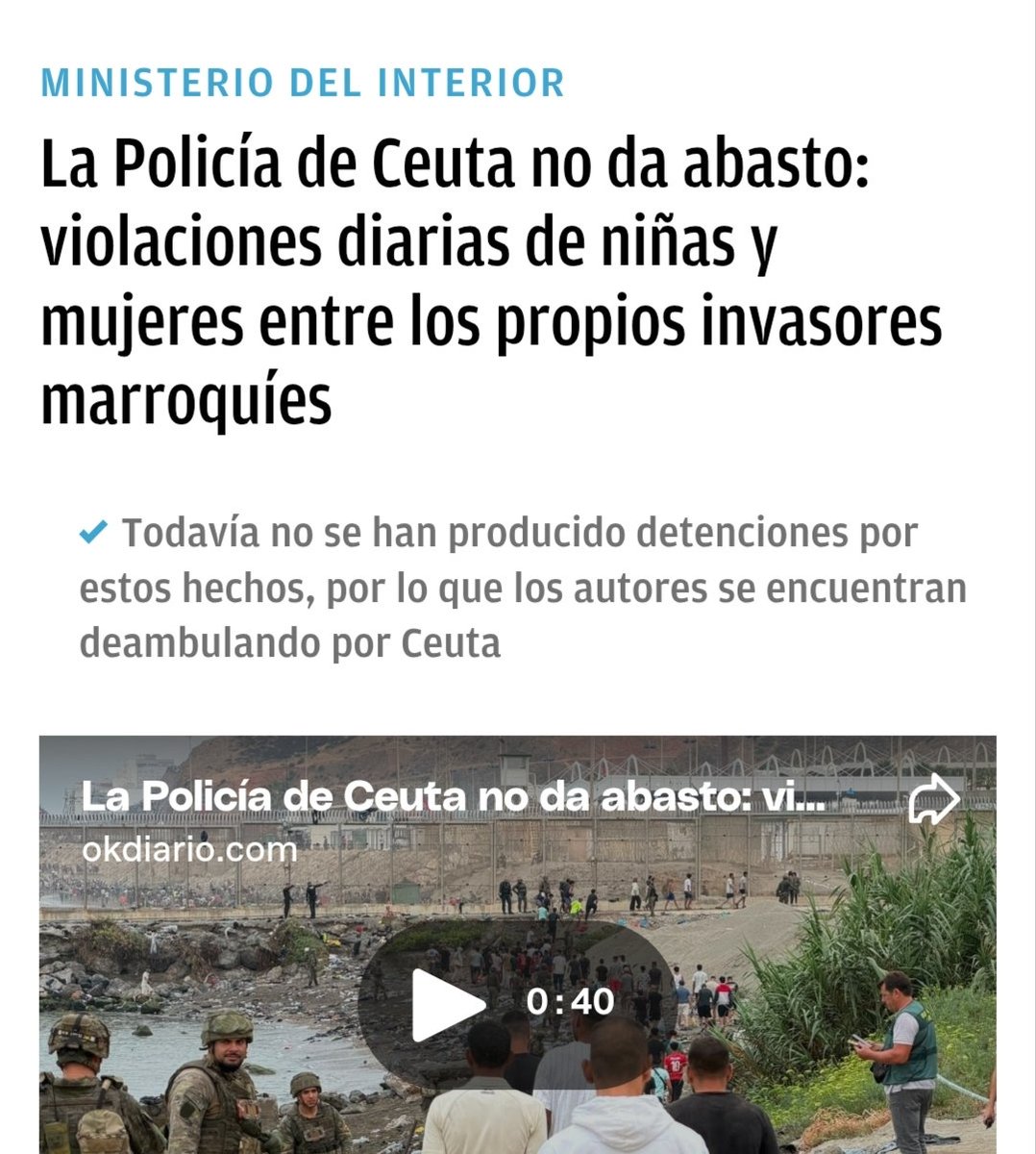 UEncabronao's tweet photo. Las feminazis calladas como puertas.
Ceuta ha retrocedido 1000 años con la ineptitud del presidente y del jefe del estado. https://t.co/gGvLJRPjJD