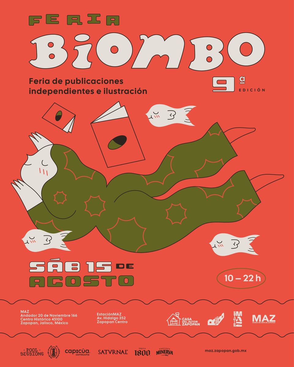 museomaz's tweet photo. Biombo: Feria de publicaciones independientes e ilustración 9a. edición
Sábado 15 de agosto | 10 — 22 h
#MAZmuseo https://t.co/CDzhURbNdG