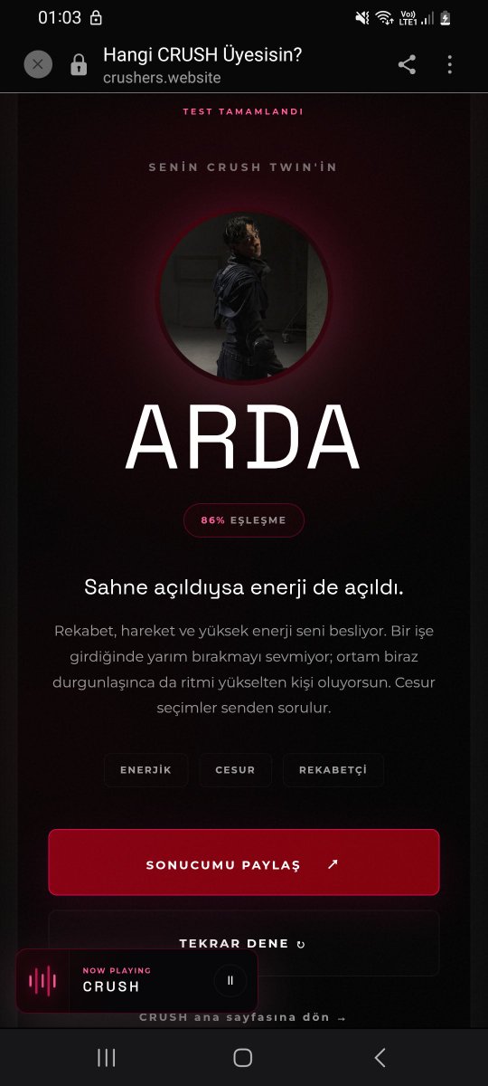 lomlrdf's tweet photo. kimsin testi eklendi!!!
arda cikmak icin hile yaptim sonra gercekten cozdugumde mirac ciktim he's my spirit animal❤️ HADI SIZ DE COZUN ROUND 2 https://t.co/o2KQLPIQll