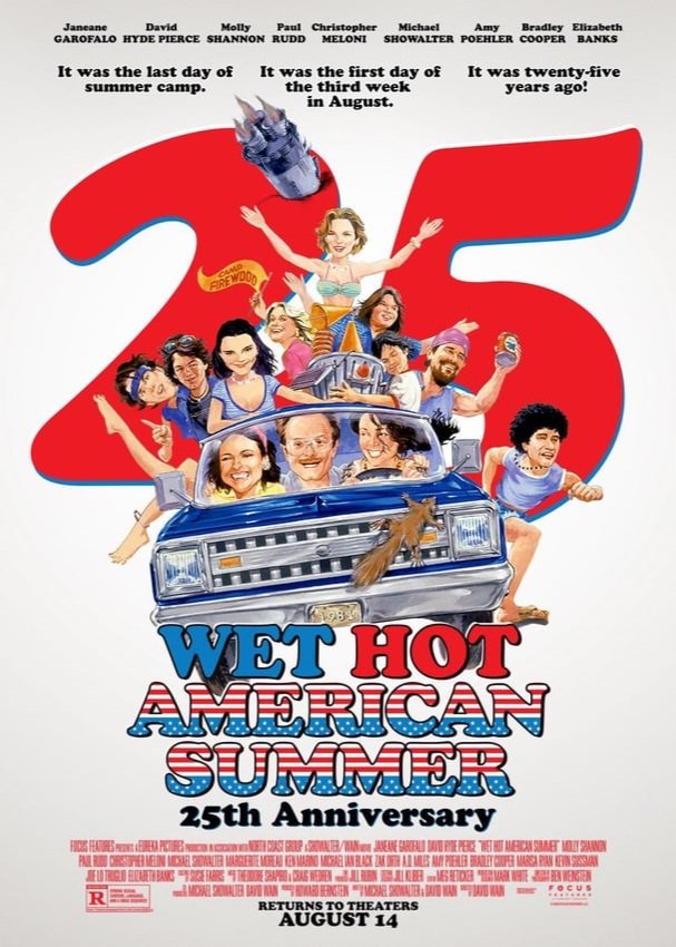 DiscussingFilm's tweet photo. Director David Wain says ‘WET HOT AMERICAN SUMMER’ became a cult classic thanks to the power of home video.

“When it released in a few theaters and it bombed on arrival I was like, ‘Alright, we tried, we failed, and now we move on to whatever else’... then the DVD came out.” https://t.co/daj2F7bN5i