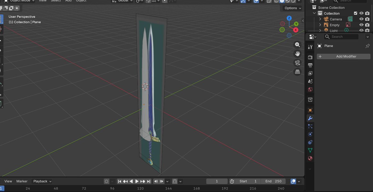 MAdeosun59683's tweet photo. Hey What's up everyone
Ok we are learning how to model a sword. If you think on quitting on what you're doing don't quit!!! cos you've come this far. Pls like, follow and engage π«°π«°π«°
#RobloxDev #b3d #LowPoly #Hiddendevs #Rodevs #blender https://t.co/Wikb76Fm5T