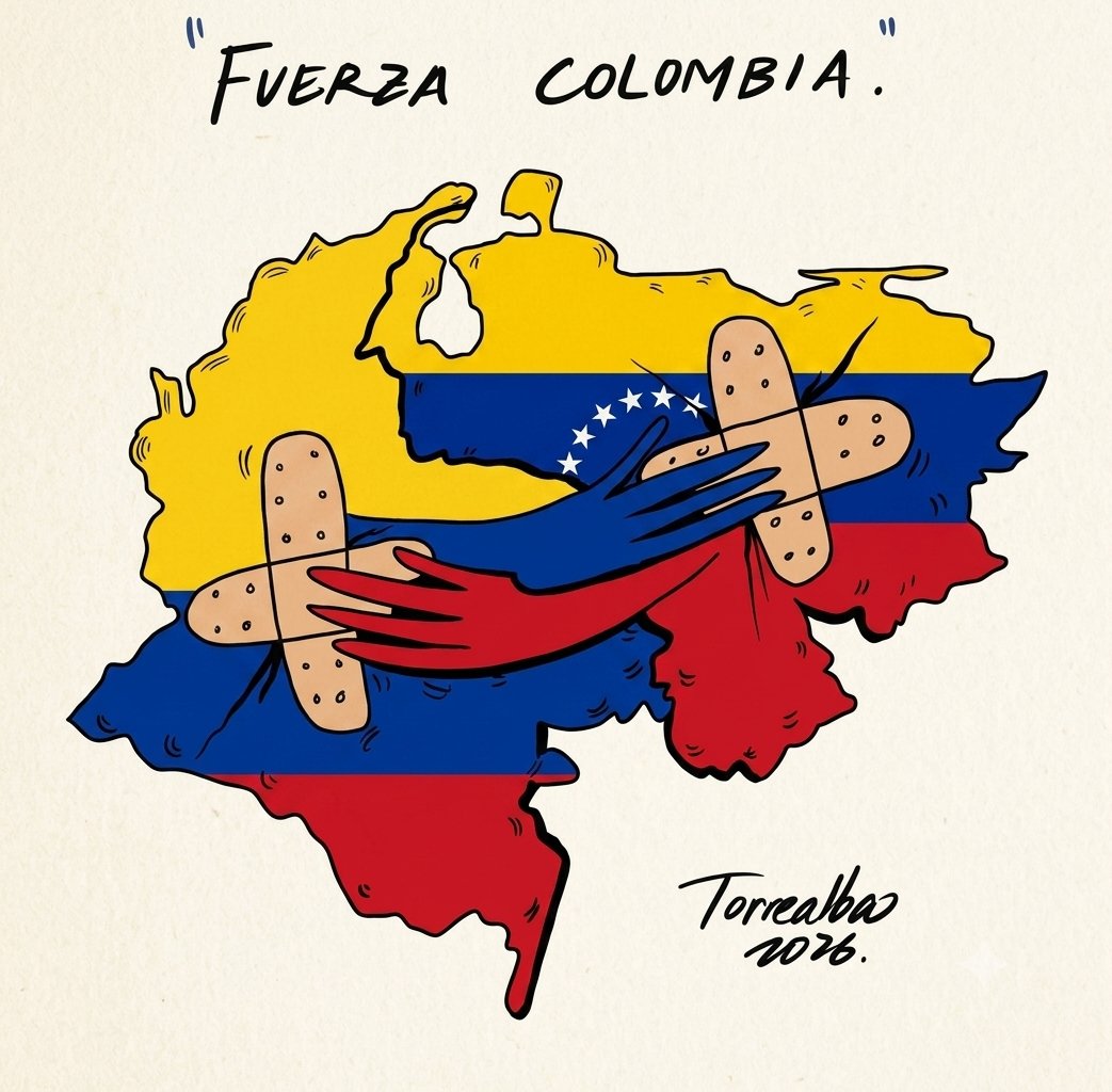 SomosBrujula's tweet photo. La solidaridad trasciende fronteras. Todo el apoyo para el pueblo de Colombia tras el reciente terremoto. Sanando y resistiendo juntos en los momentos más difíciles. 🇨🇴🇻🇪

​#FuerzaColombia #Terremoto #Solidaridad https://t.co/cvxIYRlv3R