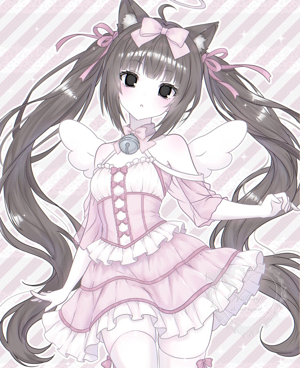 niikoreji's tweet photo. Chocola 
#ネコぱら #nekopara #fanart #chocola https://t.co/9R0UNqN5IL