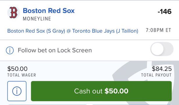 Bestman06703391's tweet photo. 🪜 Day 1 $50 → $10,000 Challenge 🪜

Red Sox ML -146 

Show love if you’re climbing 🔥

#GamblingX #PrizePicks #PrizePicksNHL #PrizePicksMLB #PrizePicksNBA #SportsBettingX #underdogfantasy #fanduel #draftking https://t.co/Nvh90gnVcn
