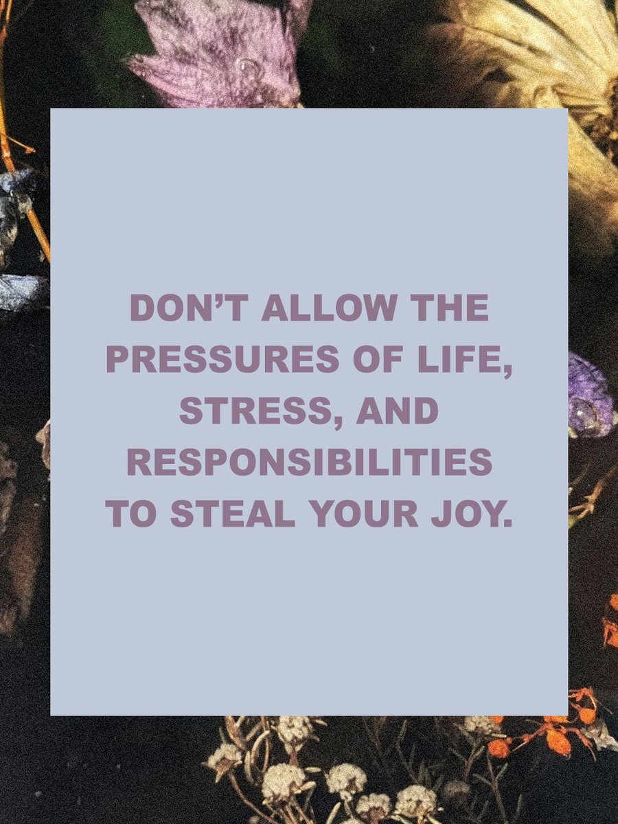 VictoriaOsteen's tweet photo. Don’t allow the pressures of life, stress, and responsibilities to steal your joy. When you have God’s joy, you can stand strong no matter what’s going on around you. https://t.co/NVY9jqtrf1