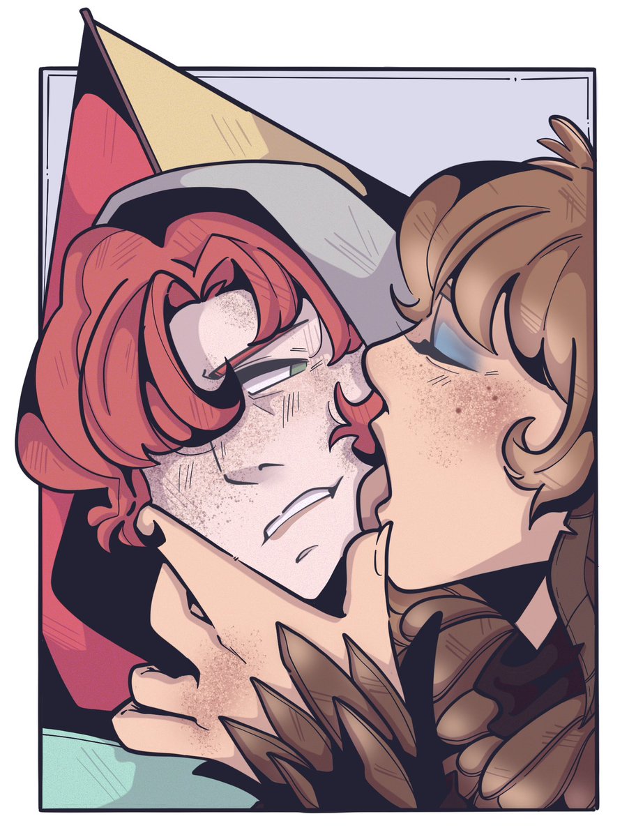 adryscorner's tweet photo. we’ve decided i made yumeship art today of pren’s sona and @SpacecadetPep ‘s human kite. thank you @prendzie for the inspiration🙂↕️ #ao3fanfic #humankite #kylebroflovski #persona https://t.co/GgssqD2MMt