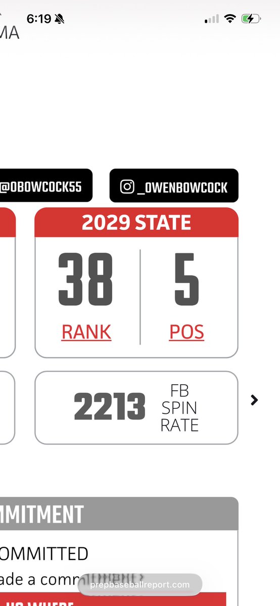 OBowcock55's tweet photo. Thank you @PBNewEngland for the updated rankings.

@NE_Baseball https://t.co/IkhYhVV5E1