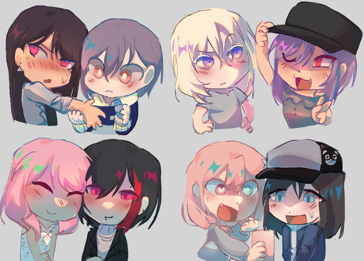 chess_slayy's tweet photo. some requests #bandori #bandoriart https://t.co/ZrH2bUoc6F