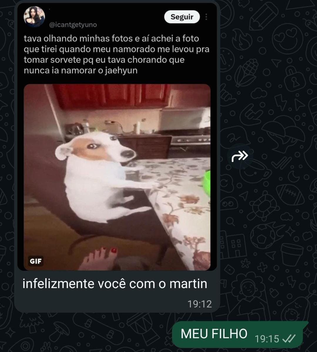 martinfofinho's tweet photo. ai muerta mds meu namorado me mandando isso https://t.co/jmROJUv7gw