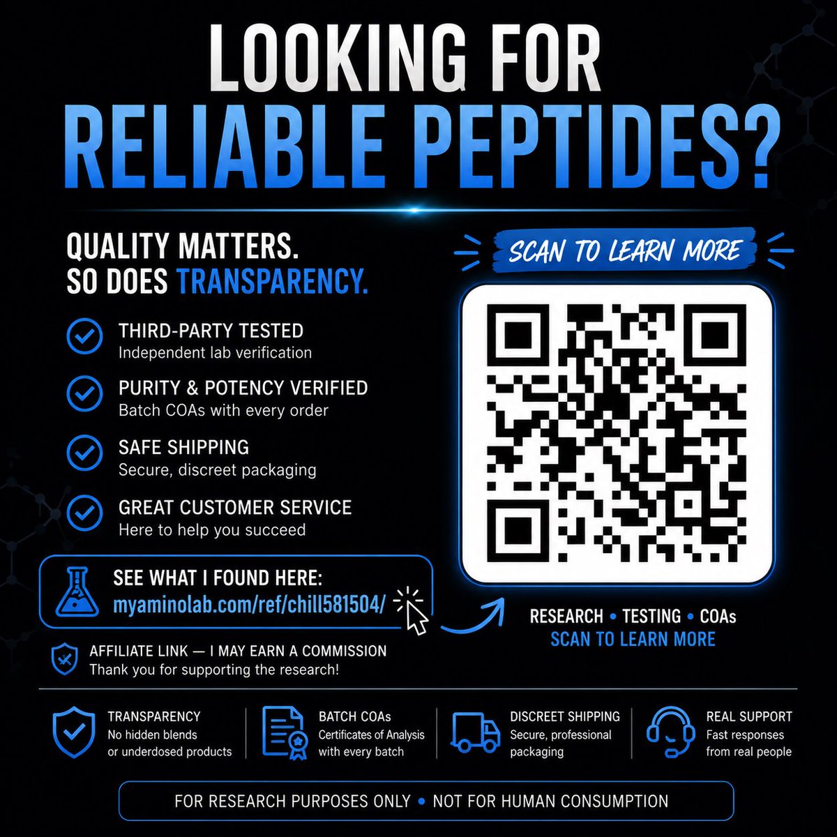 Chrisdoespeps's tweet photo. 🧪 Looking for a reliable source for peptide research?

Testing, COAs, and transparency matter. 
Check out what I found:

https://t.co/ycM8m7H0MZ

may earn a commission.

#PeptideResearch https://t.co/QqmrETD2Fy