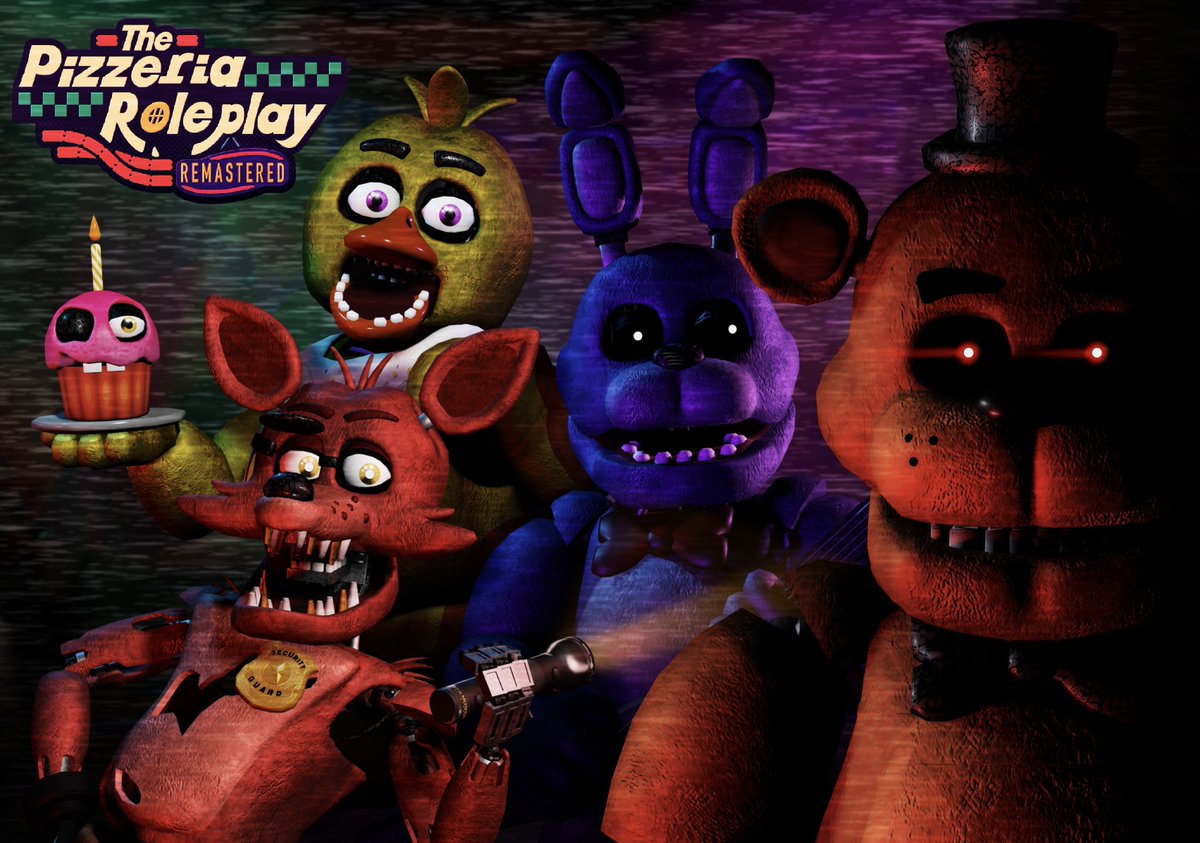HelloburpGames's tweet photo. Are you ready to have a good time, cause I know we are!  🦊🐰🐻🐤

To celebrate Fnaf’s 12th anniversary, the classic animatronics are getting a massive overhaul!  New abilities, animations, and (thanks to a few community members) accurate models! 🛠️⚙️

[ #Fnaf #TPRR #Roblox ] https://t.co/yhp1siS5Vu